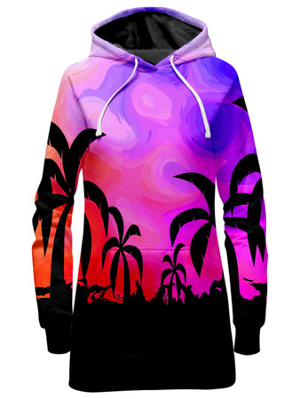 Sartoris Art - Tropical Twilight Hoodie Dress