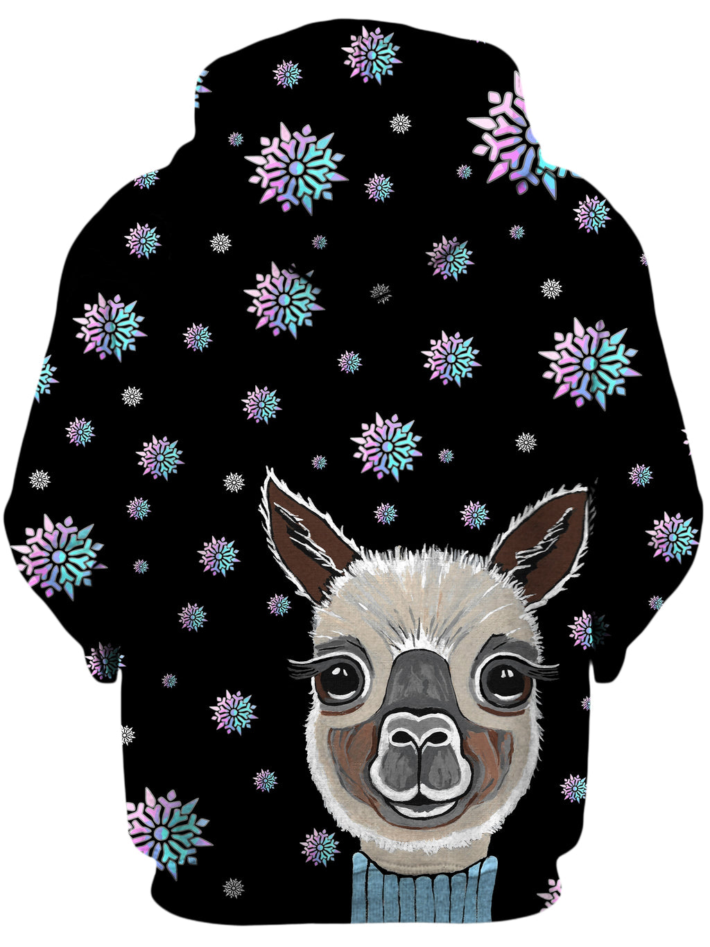 Alpaca Christmas Unisex Hoodie Sartoris Art Epic Hoodie