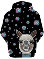 Alpaca Christmas Unisex Hoodie Sartoris Art Epic Hoodie