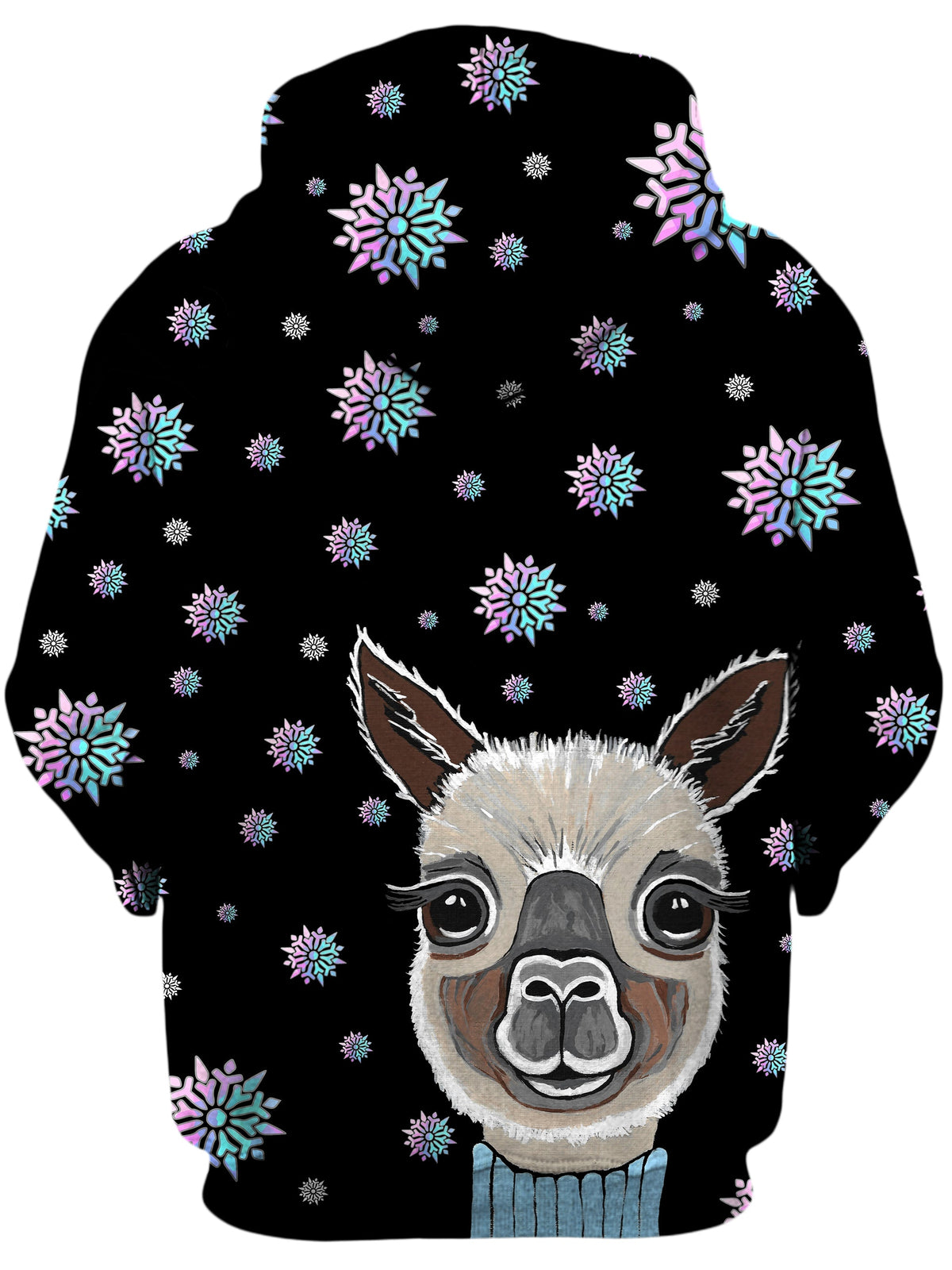 Alpaca Christmas Unisex Hoodie Sartoris Art Epic Hoodie