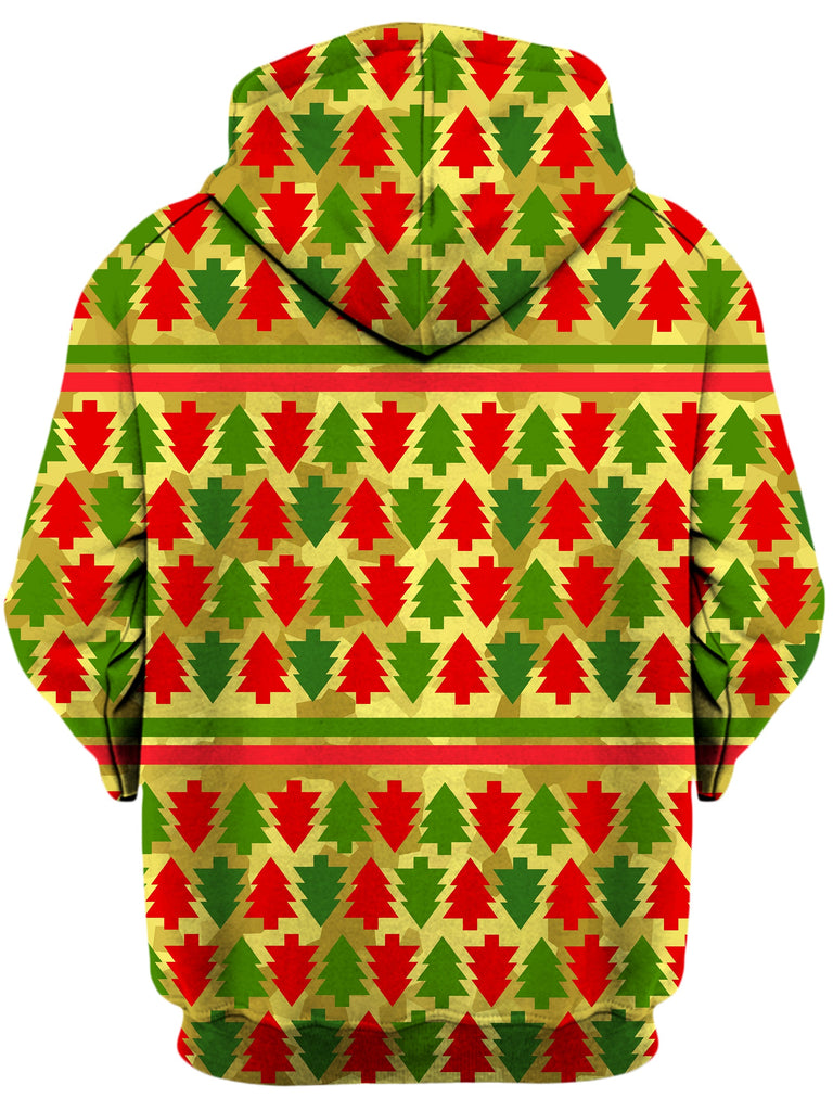 Festive Christmas Trees Unisex Hoodie