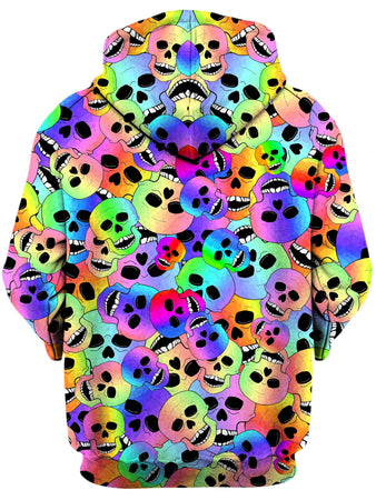 Sartoris Art - Happy Skulls Unisex Zip-Up Hoodie