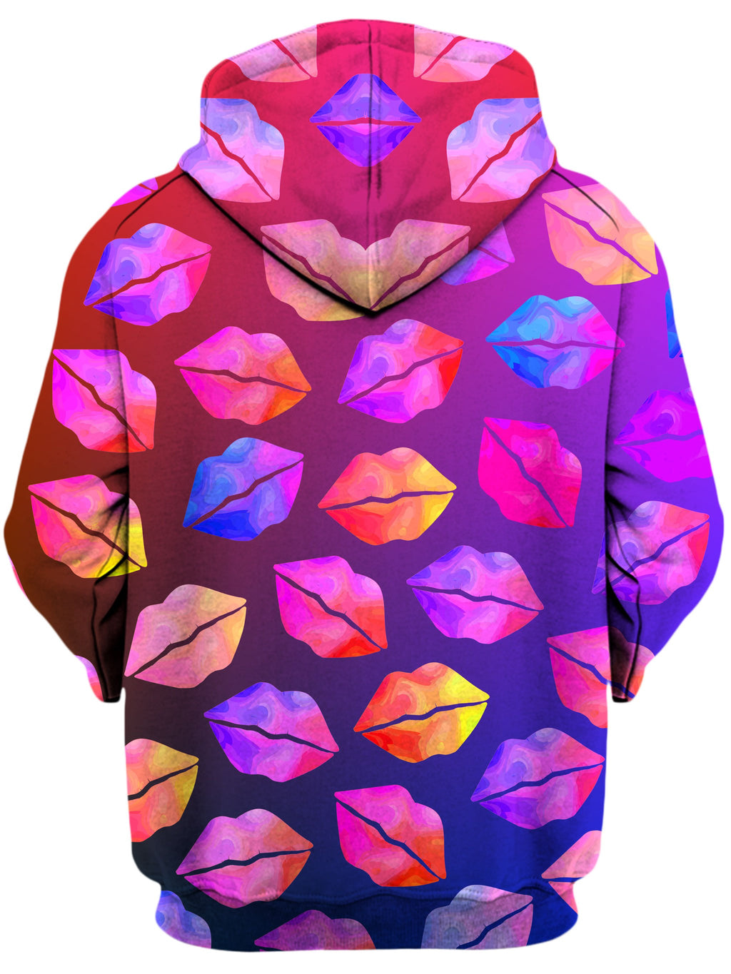 Love Lips Unisex Zip-Up Hoodie Sartoris Art Epic Hoodie
