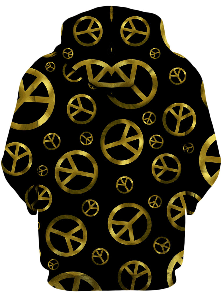 Peace Sign Gold Unisex Hoodie