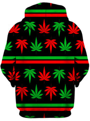 Red And Green Festive Bud Unisex Hoodie