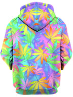 Take a Little Trip with Weed Unisex Zip-Up Hoodie Sartoris Art Epic Hoodie