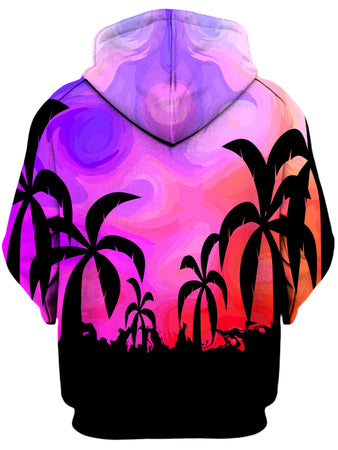 Sartoris Art - Tropical Twilight Unisex Zip-Up Hoodie