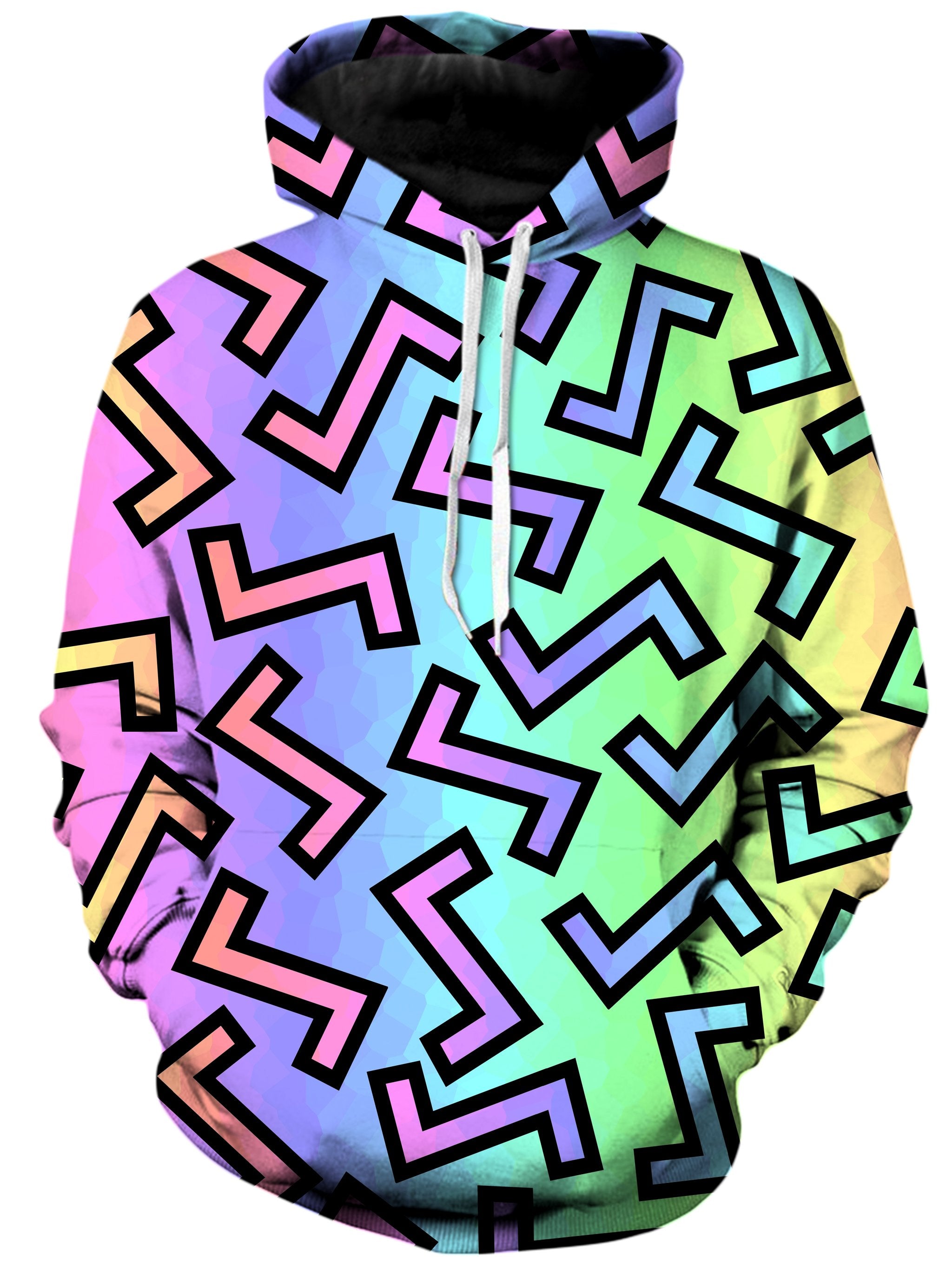 80s Rainbow Unisex Hoodie Sartoris Art Epic Hoodie