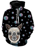 Alpaca Christmas Unisex Hoodie Sartoris Art Epic Hoodie