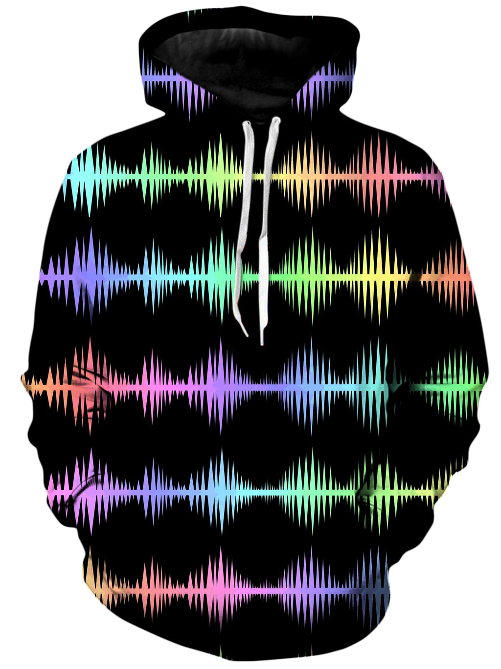Equalizer Sound Waves Unisex Hoodie Sartoris Art Epic Hoodie
