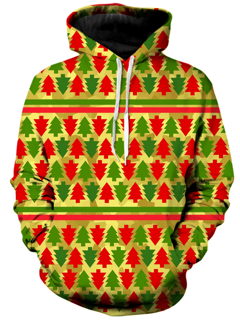 Sartoris Art - Festive Christmas Trees Unisex Hoodie