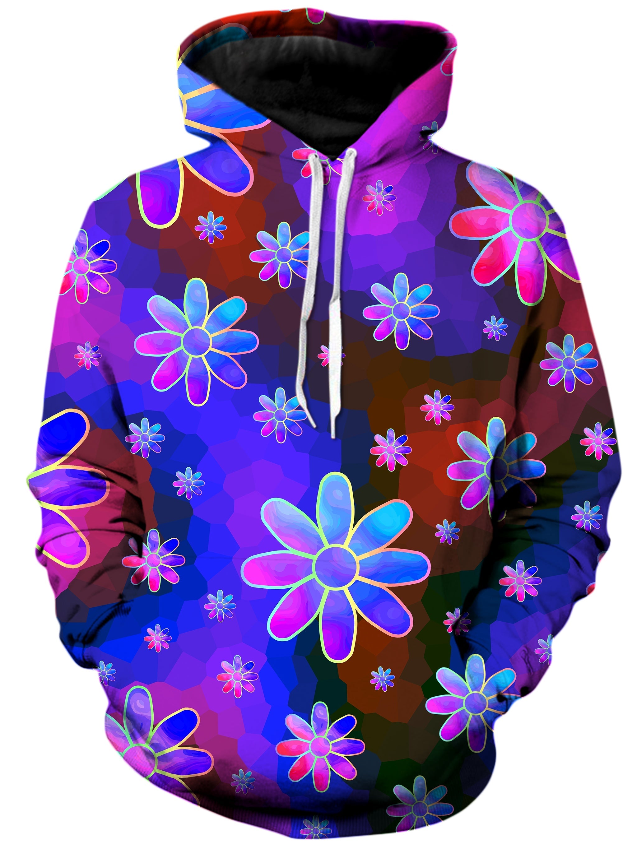 Floral Fantasy Abstract Unisex Hoodie Sartoris Art Epic Hoodie