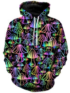 Magic Mushrooms Unisex Hoodie Sartoris Art Epic Hoodie