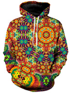 Ornate Color Journey Unisex Hoodie Sartoris Art Epic Hoodie