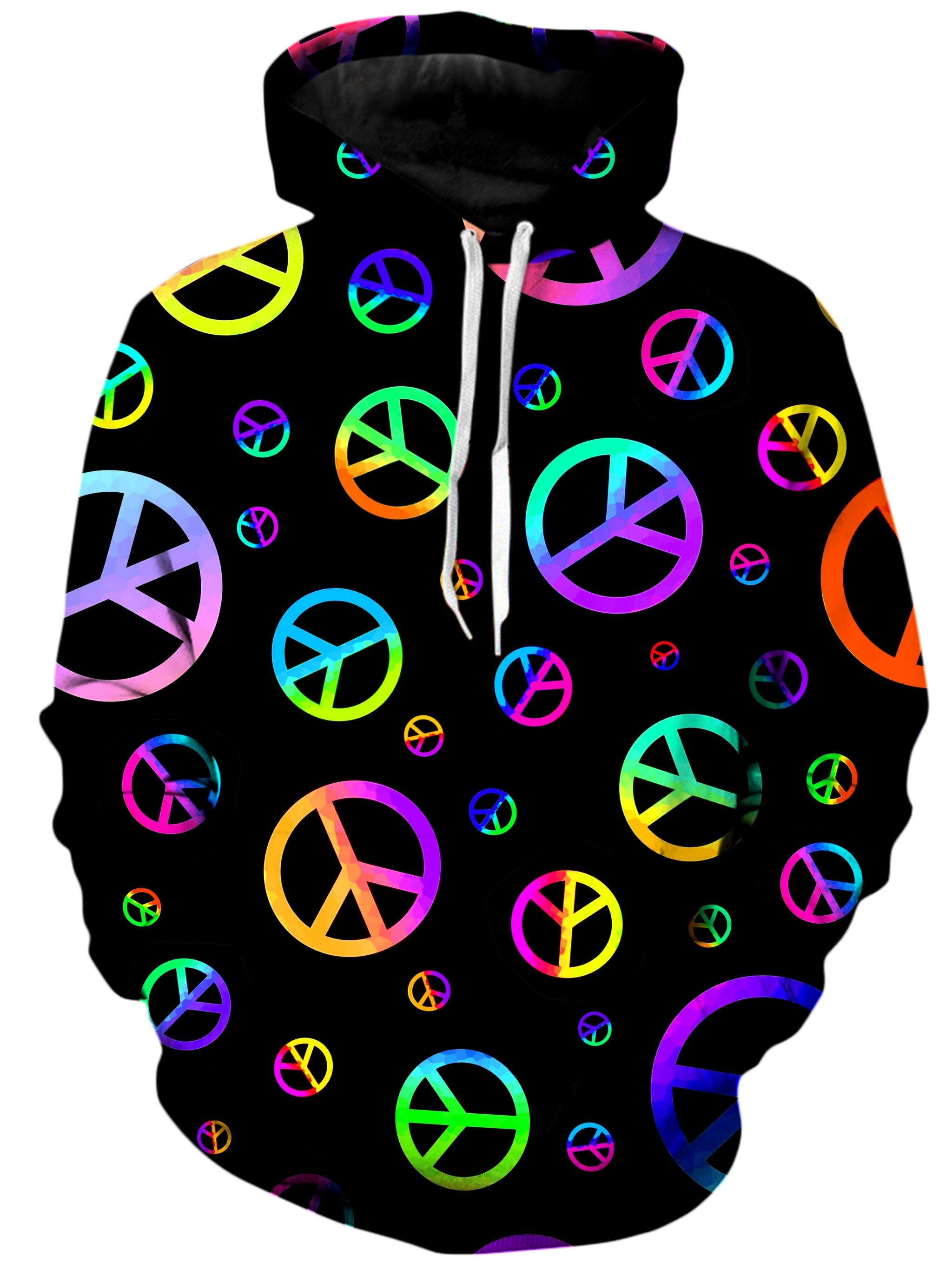Signs of Peace Unisex Hoodie Sartoris Art Epic Hoodie