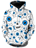 Skull Eye Balls Unisex Hoodie Sartoris Art Epic Hoodie