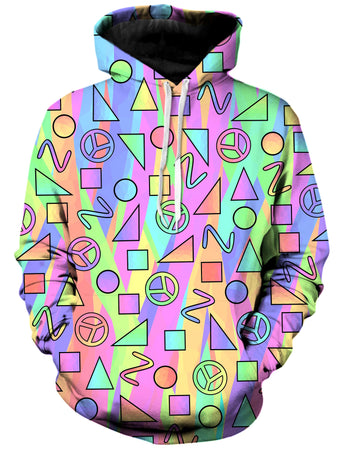 Sartoris Art - Trippy Retro Peace Signs Unisex Hoodie