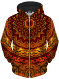 Chain Reaction Unisex Zip-Up Hoodie Sartoris Art Epic Hoodie