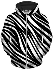 Safari Print Unisex Zip-Up Hoodie