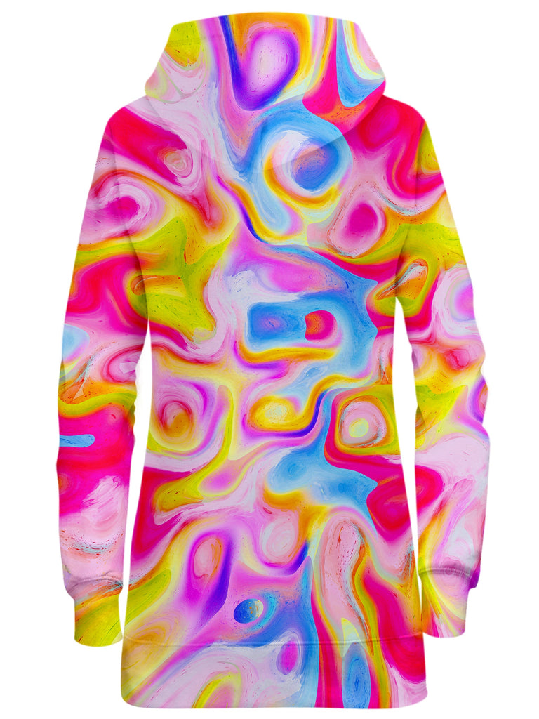 Cotton Candy Hoodie Dress