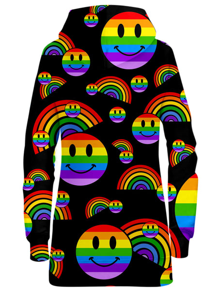 Sartoris Art - Rainbow Love Hoodie Dress