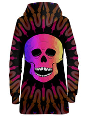 Skull Kaleidoscope Hoodie Dress