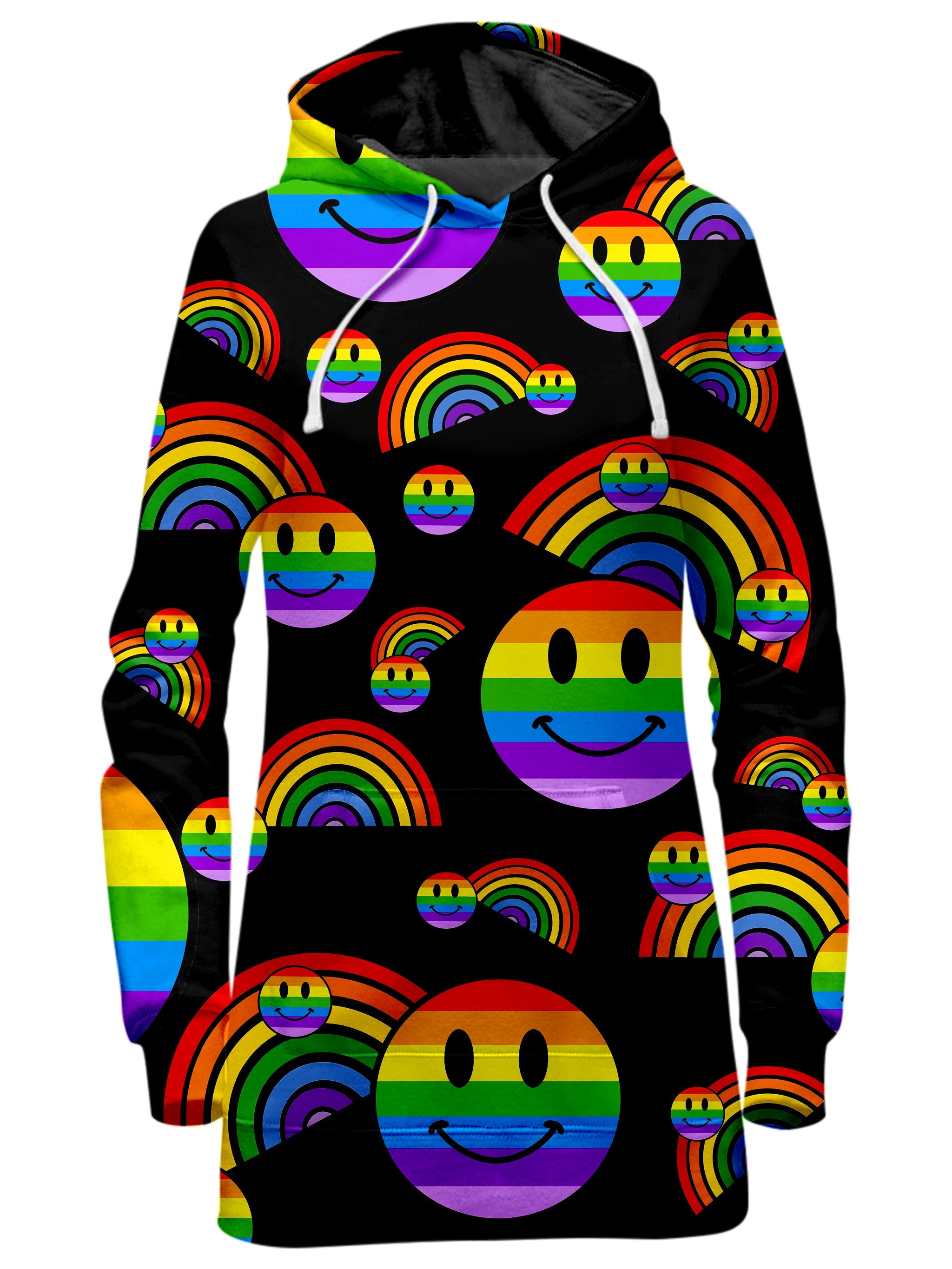 Rainbow Love Hoodie Dress Sartoris Art Epic Hoodie
