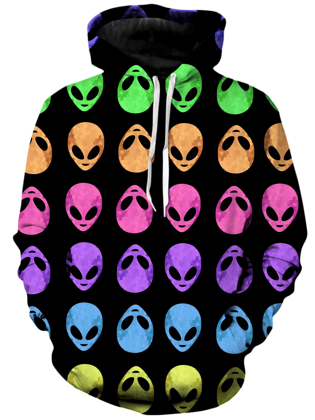 Alien Pattern Unisex Hoodie Sartoris Art Epic Hoodie