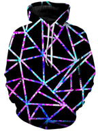 Glitter Geometric Unisex Hoodie Sartoris Art Epic Hoodie