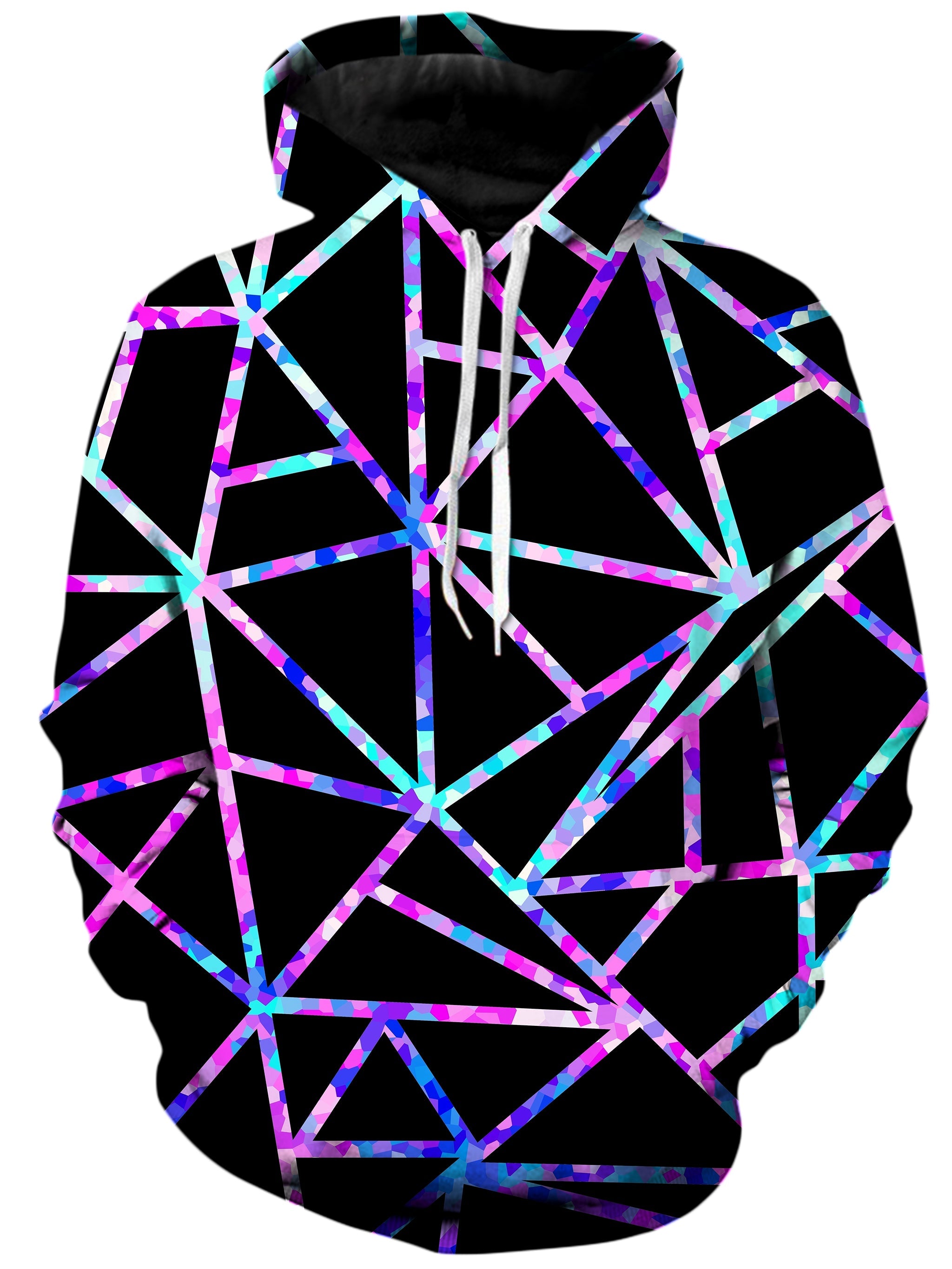 Glitter Geometric Unisex Hoodie Sartoris Art Epic Hoodie