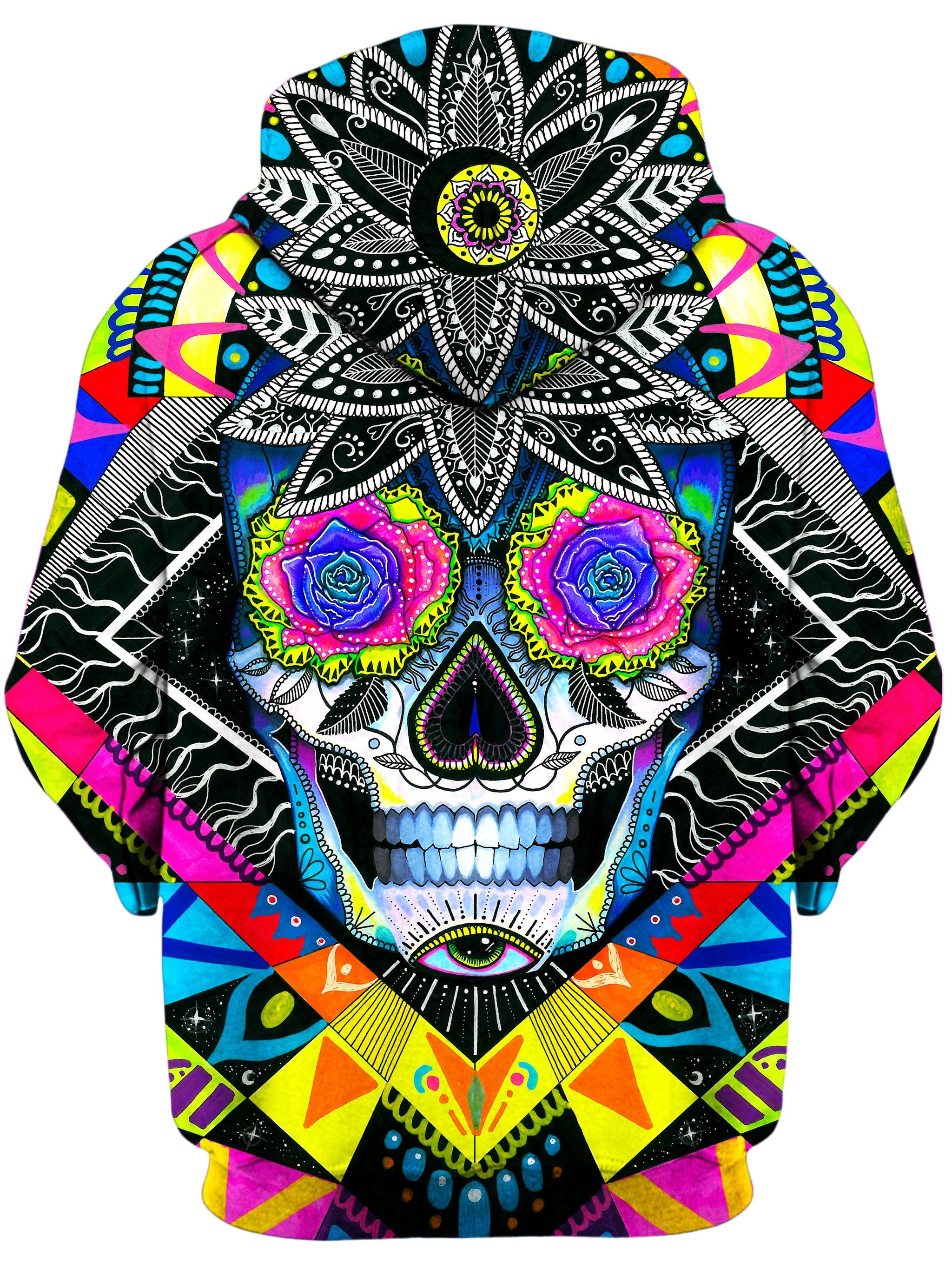 Suger Skull Unisex Zip-Up Hoodie Svenja Jodicke Epic Hoodie