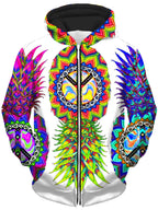 Ananas Trio Unisex Zip-Up Hoodie Svenja Jodicke Epic Hoodie