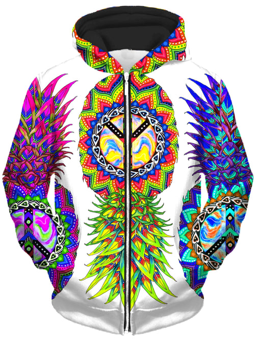 Ananas Trio Unisex Zip-Up Hoodie Svenja Jodicke Epic Hoodie
