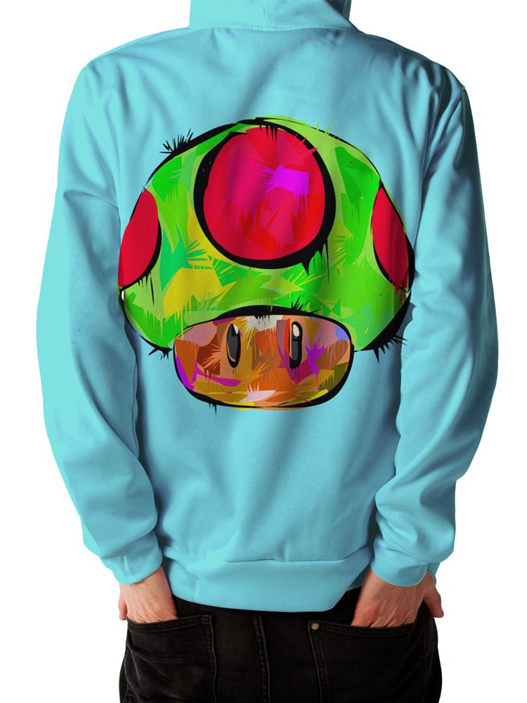 1 Up Unisex Zip-Up Hoodie Technodrome Epic Hoodie