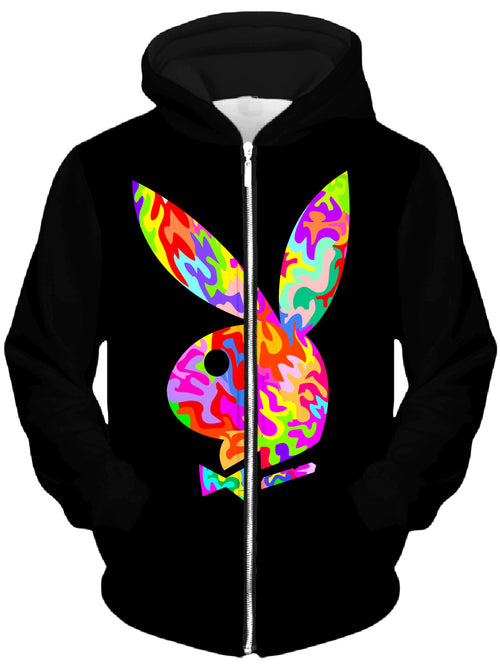 Black Unisex Zip-Up Hoodie Technodrome Epic Hoodie