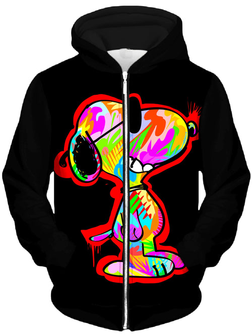 CVB Unisex Zip-Up Hoodie Technodrome Epic Hoodie