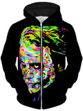 Heath Drome Unisex Zip-Up Hoodie Technodrome Epic Hoodie