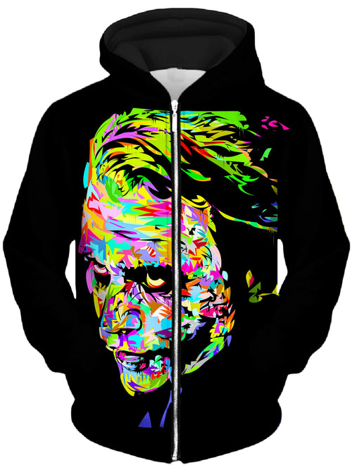 Heath Drome Unisex Zip-Up Hoodie Technodrome Epic Hoodie