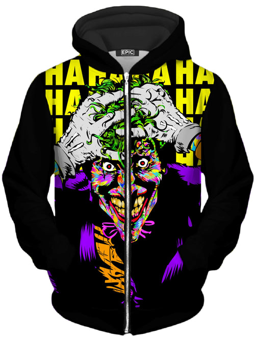 Bring in the Clown Unisex Zip-Up Hoodie Technodrome Epic Hoodie