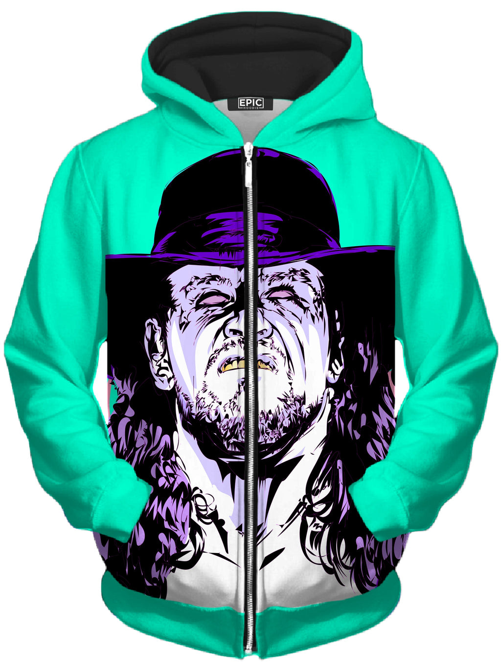 Tombstone Unisex Zip-Up Hoodie Technodrome Epic Hoodie