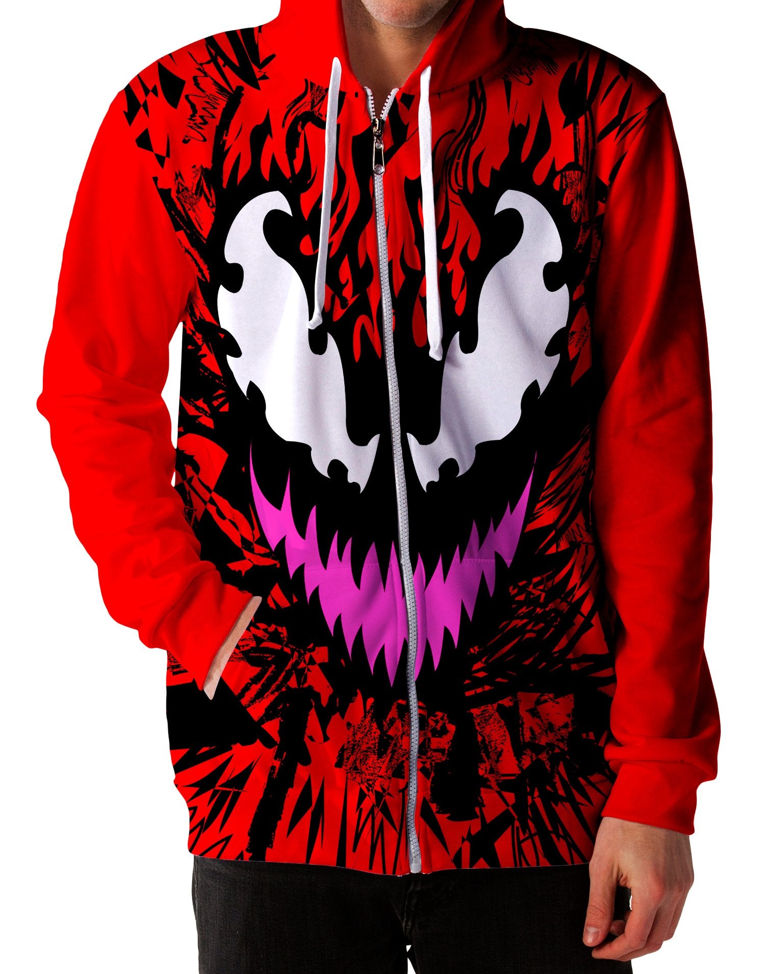 Carnage Unisex Zip-Up Hoodie Technodrome Epic Hoodie