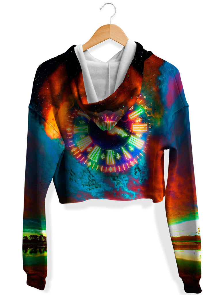 Inspire Fleece Crop Hoodie