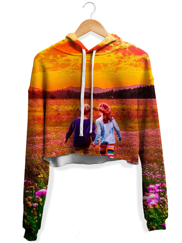 Think Lumi - Wrinkle in Time Fleece Crop Hoodie