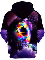 Neon Eye Unisex Hoodie Think Lumi Epic Hoodie