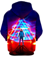 Triangler Unisex Zip-Up Hoodie Think Lumi Epic Hoodie