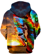 Astronaut Arm Unisex Zip-Up Hoodie Think Lumi Epic Hoodie