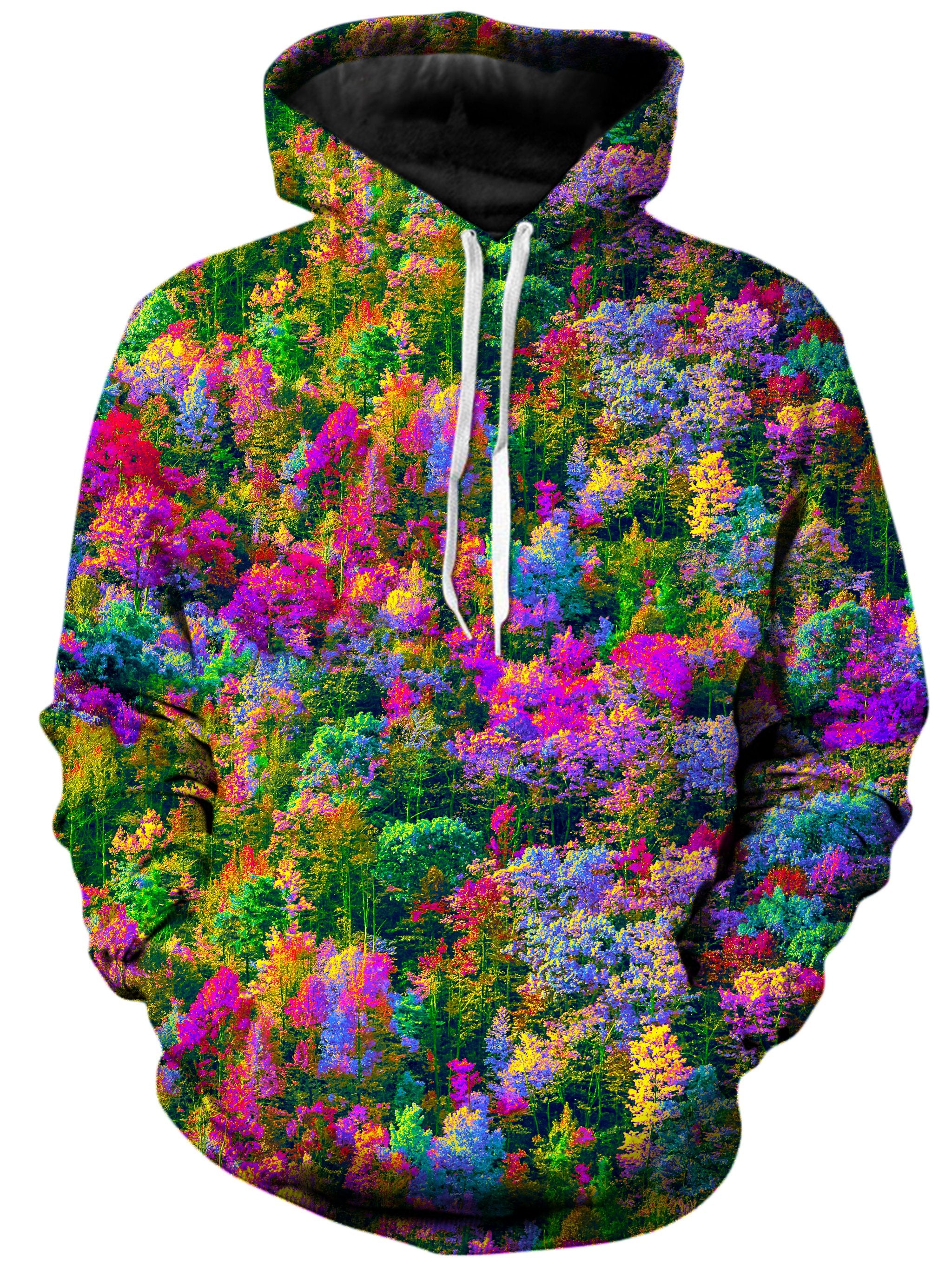 Psychedelic Forest Unisex Hoodie Think Lumi Epic Hoodie