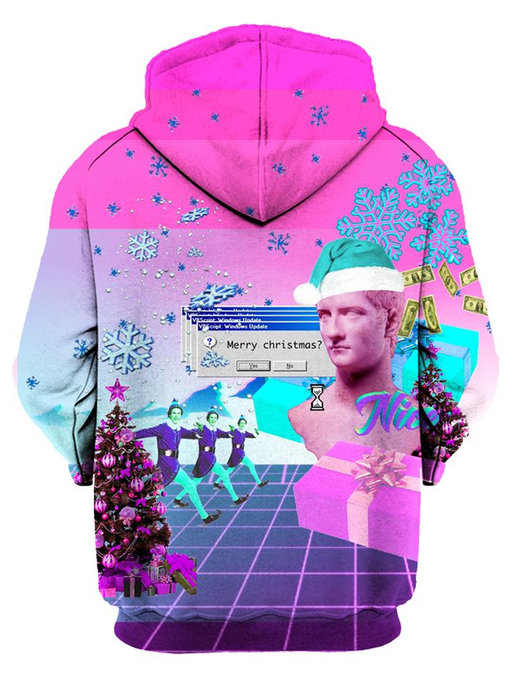 Vaporwave Unisex Hoodie, Christmas, T6 - Epic Hoodie