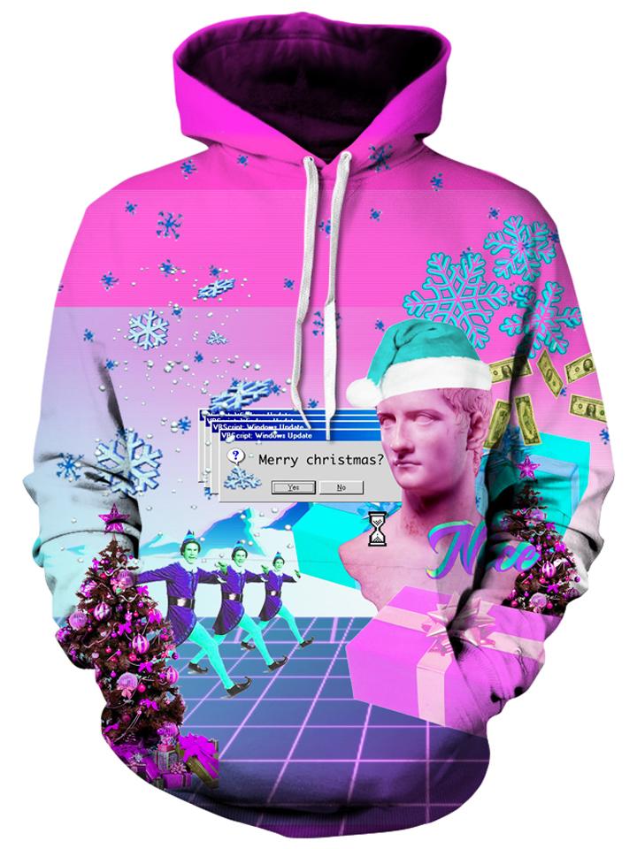 Christmas - Vaporwave Unisex Hoodie