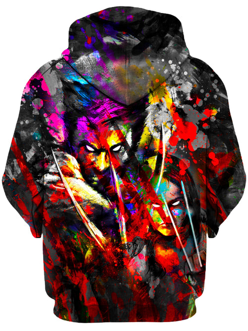 Wolverine and X-23 Hoodie On Cue Apparel Epic Hoodie